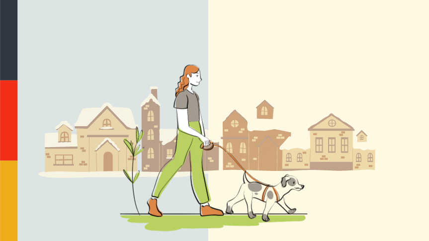 ドイツ人は犬の散歩に1日何回行く?「1日2回・1時間」の法律は本当か、犬と暮らす国のルール