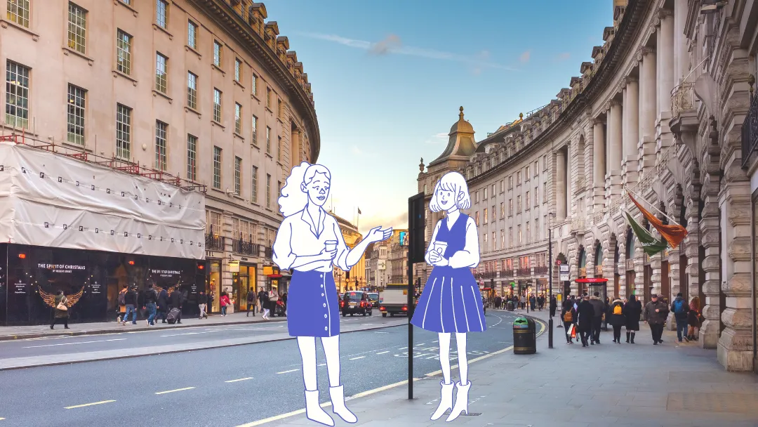 ロンドンの街並み