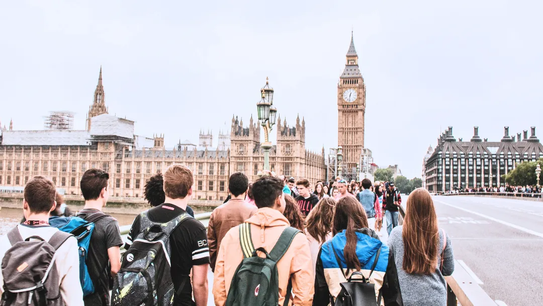 ロンドンの留学生